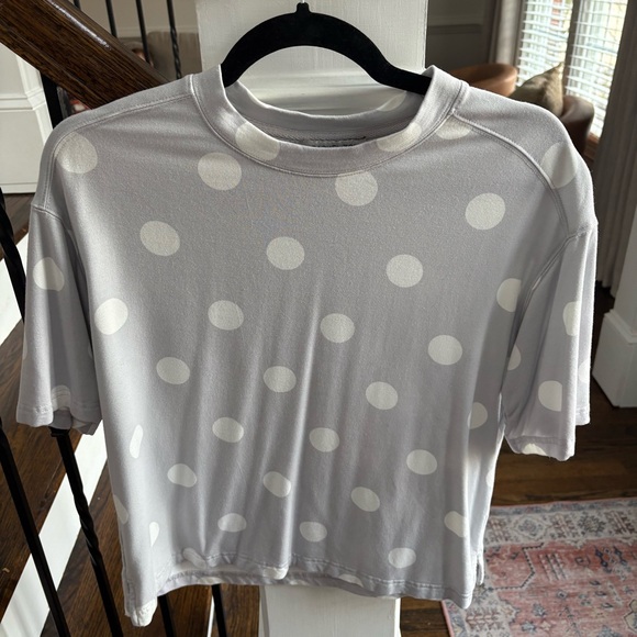 Rachel Zoe Tops - Rachael Zoe Gray Polka Dot Top